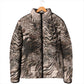 African Safari Zebra Leopard Swirl Pattern Padded Jacket