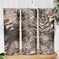 African Safari Zebra Leopard Swirl Pattern Skinny Tumbler