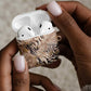 African Zebra Leopard Pattern AirPods Case Sand Taupe Beige