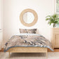 African Zebra Leopard Pattern Bedding Set Sand Taupe Beige