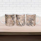 African Zebra Leopard Pattern Ceramic Mug Sand Taupe Beige
