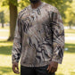 African Zebra Leopard Pattern Hockey Jersey Sand Taupe Beige