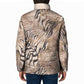 African Zebra Leopard Pattern Padded Jacket Sand Taupe Beige