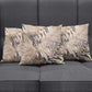 African Zebra Leopard Pattern Pillow Cover Sand Taupe Beige