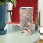 African Zebra Leopard Pattern Tumbler Cup Sand Taupe Beige