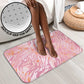 African Zebra Leopard Pattern Bathroom Set Blush Savannah