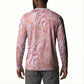 African Zebra Leopard Pattern Button Sweatshirt Blush Savannah