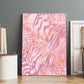African Zebra Leopard Pattern Canvas Wall Art Blush Savannah