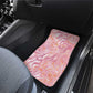 African Zebra Leopard Pattern Car Mats Blush Savannah