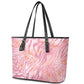 African Zebra Leopard Pattern Leather Tote Bag Blush Savannah