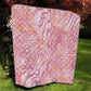 African Zebra Leopard Pattern Quilt Blush Savannah