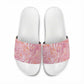African Zebra Leopard Pattern Slide Sandals Blush Savannah