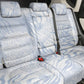 African Zebra Leopard Pattern Back Car Seat Cover Sky Savannah