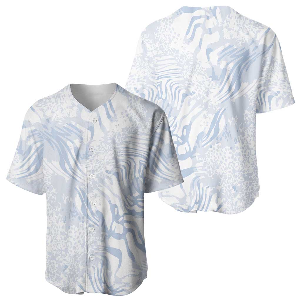 African Zebra Leopard Pattern Baseball Jersey Sky Savannah