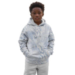 African Zebra Leopard Pattern Kid Hoodie Sky Savannah
