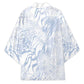 African Zebra Leopard Pattern Kimono Sky Savannah