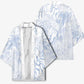African Zebra Leopard Pattern Kimono Sky Savannah
