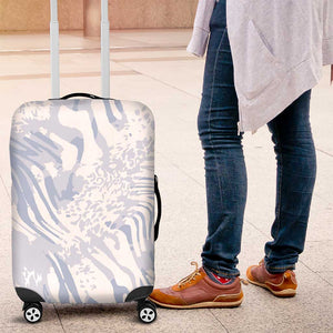 African Zebra Leopard Pattern Luggage Cover Sky Savannah