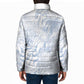 African Zebra Leopard Pattern Padded Jacket Sky Savannah