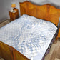 African Zebra Leopard Pattern Quilt Sky Savannah