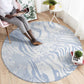 African Zebra Leopard Pattern Round Carpet Sky Savannah