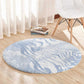 African Zebra Leopard Pattern Round Carpet Sky Savannah