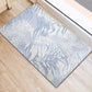 African Zebra Leopard Pattern Rubber Doormat Sky Savannah
