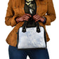 African Zebra Leopard Pattern Shoulder Handbag Sky Savannah
