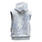 African Zebra Leopard Pattern Sleeveless Hoodie Sky Savannah