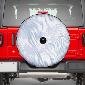 African Zebra Leopard Pattern Spare Tire Cover Sky Savannah