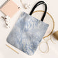 African Zebra Leopard Pattern Tote Bag Sky Savannah