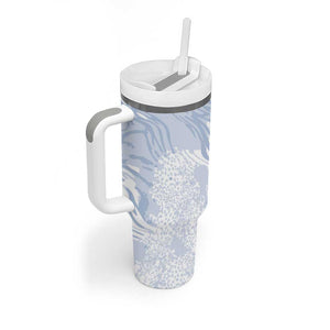 African Zebra Leopard Pattern Tumbler With Handle Sky Savannah
