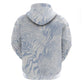 African Zebra Leopard Pattern Zip Hoodie Sky Savannah