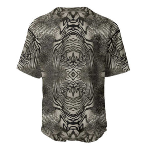 African Zebra Elephant Skin Pattern Baseball Jersey