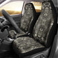 African Zebra Elephant Skin Pattern Car Seat Cover