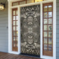 African Zebra Elephant Skin Pattern Door Cover