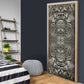 African Zebra Elephant Skin Pattern Door Cover