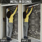 African Zebra Elephant Skin Pattern Door Cover