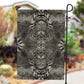 African Zebra Elephant Skin Pattern Garden Flag