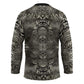 African Zebra Elephant Skin Pattern Hockey Jersey