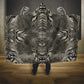 African Zebra Elephant Skin Pattern Hooded Blanket