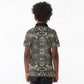 African Zebra Elephant Skin Pattern Kid Polo Shirt