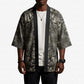 African Zebra Elephant Skin Pattern Kimono