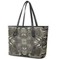 African Zebra Elephant Skin Pattern Leather Tote Bag