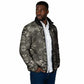 African Zebra Elephant Skin Pattern Padded Jacket