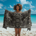 African Zebra Elephant Skin Pattern Sarong