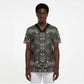 African Zebra Elephant Skin Pattern Scrub Top