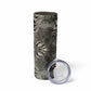 African Zebra Elephant Skin Pattern Skinny Tumbler
