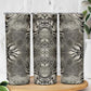 African Zebra Elephant Skin Pattern Skinny Tumbler