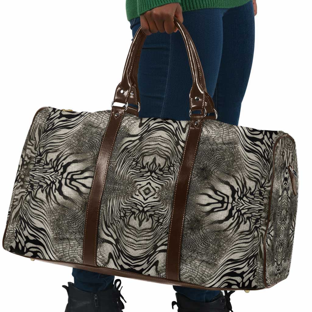 African Zebra Elephant Skin Pattern Travel Bag
